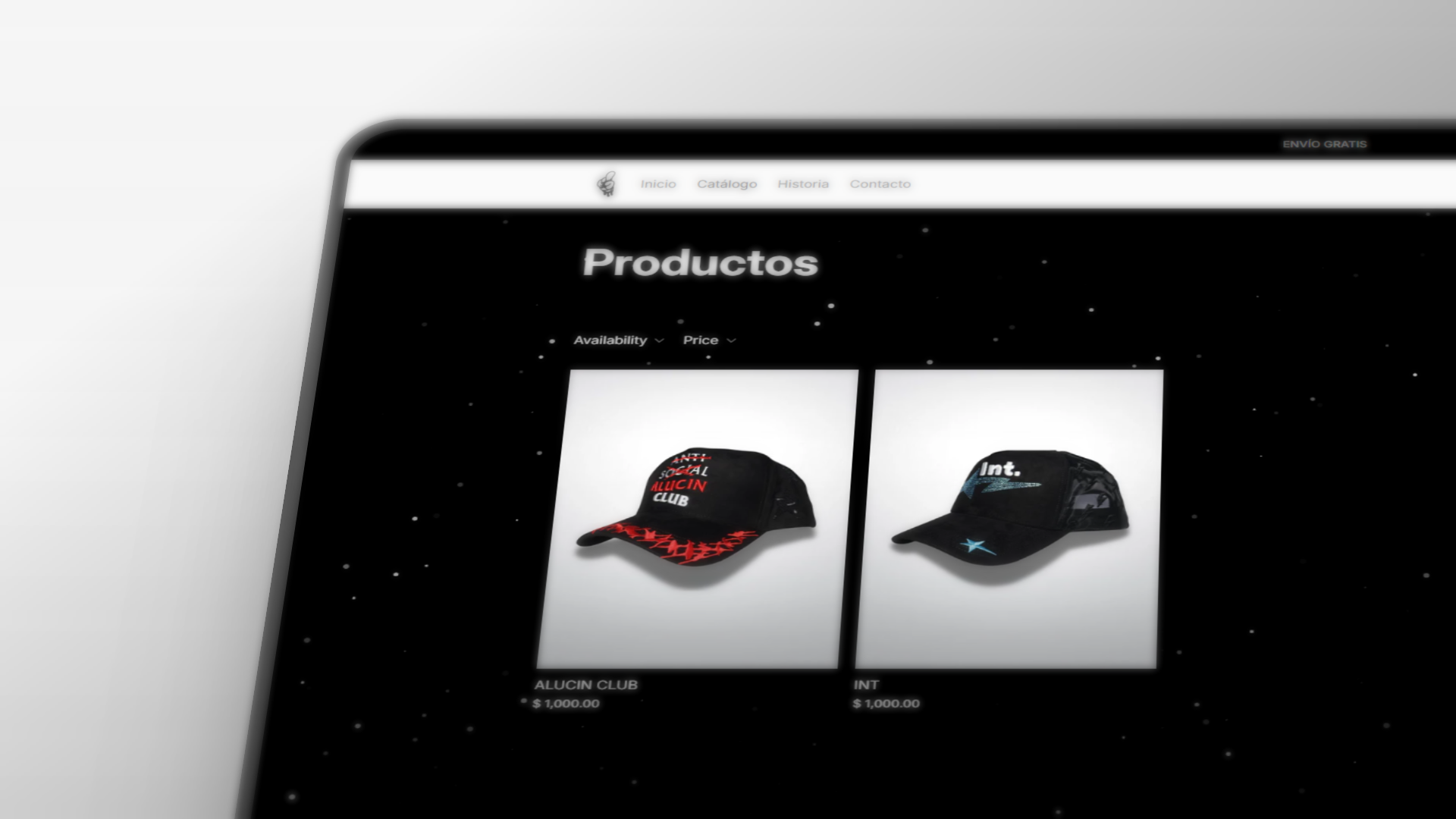 Proyecto: Tienda en línea para gorras personalizadasIntactoBrand